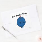 Mr. Forgetful What Was I Doing Square Sticker