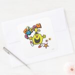 Mr. Funny Shining Stars Square Sticker