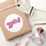 Mr. Greedy Standing Around Classic Round Sticker