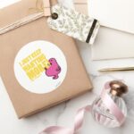 Mr. Greedy Wants More Classic Round Sticker