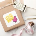 Mr. Greedy Wants More Square Sticker