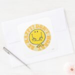 Mr. Happys Happy Motto Square Sticker