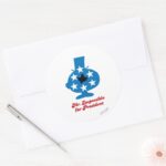 Mr. Impossible For President Classic Round Sticker