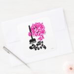 Mr. Messy Cleaning Up Square Sticker