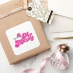 Mr. Messy Bathtub Soaking Square Sticker