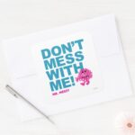 Mr. Messy Dont Mess With Me Square Sticker