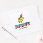Mr. Mischief Behave Square Sticker