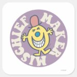 Mr. Mischief Mischief Maker Square Sticker