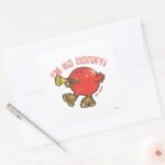 Mr. Noisy Tooting His Horn Square Sticker