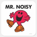 Mr. Noisy Large Walking Clogs Square Sticker