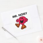 Mr. Noisy Large Walking Clogs Square Sticker