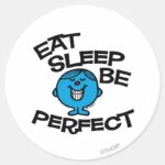 Mr. Perfects Plan For Life Classic Round Sticker