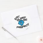 Mr. Perfects Plan For Life Classic Round Sticker