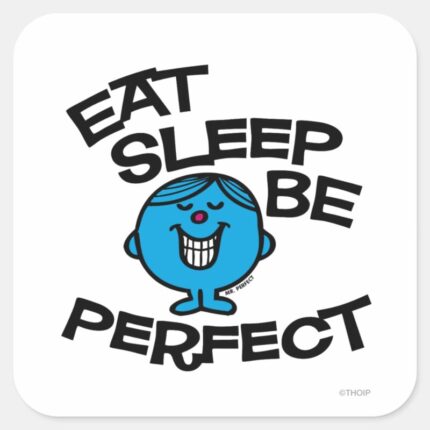 Mr. Perfects Plan For Life Square Sticker