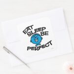 Mr. Perfects Plan For Life Square Sticker