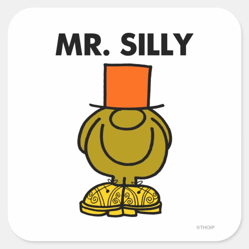 Mr. Silly Hidden Eyes Square Sticker Mr. Silly Hidden Eyes Square Sticker