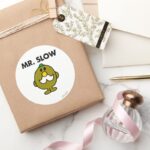 Mr. Slow Classic Pose Classic Round Sticker