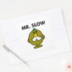 Mr. Slow Classic Pose Square Sticker
