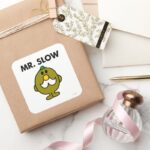Mr. Slow Classic Pose Square Sticker
