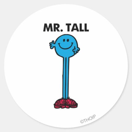 Mr. Tall Standing Tall Classic Round Sticker
