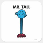 Mr. Tall Standing Tall Square Sticker