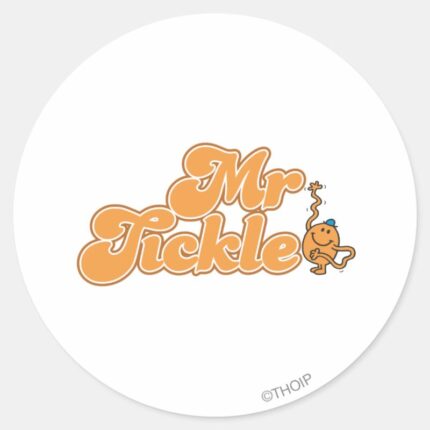 Mr. Tickle Long Wave Hello Classic Round Sticker