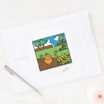 Mr. Tickle Outdoor Fun Classic Round Sticker