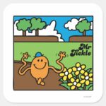 Mr. Tickle Outdoor Fun Square Sticker