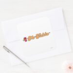 Mr. Tickle Staying Hidden Square Sticker