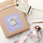Mrs. Potts Chip Better Together Square Sticker