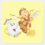 Mrs. Potts Friends Square Sticker