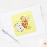 Mrs. Potts Friends Square Sticker