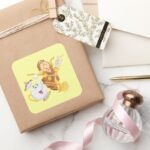 Mrs. Potts Friends Square Sticker