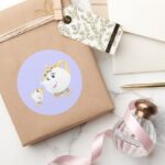 Mrs. Potts And Chip Classic Round Sticker
