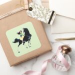 Mulan And Khan Square Sticker