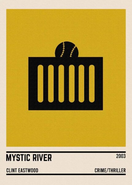 Mystic River Minimalist Poster