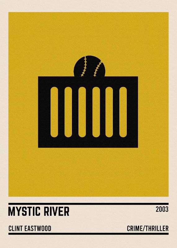 Mystic River Minimalist Poster