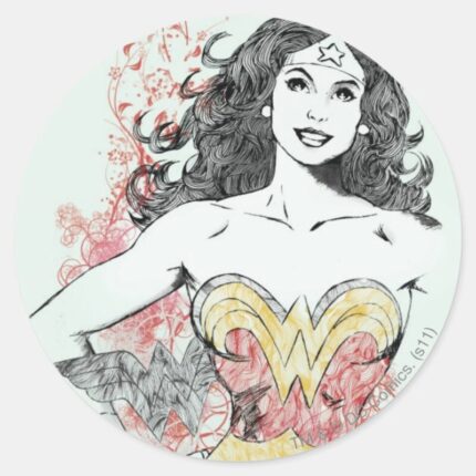 Naturess Design 3 Classic Round Sticker