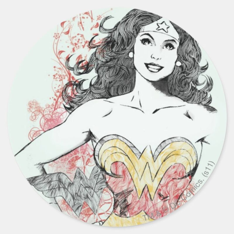 Naturess Design 3 Classic Round Sticker