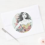 Naturess Design 3 Classic Round Sticker