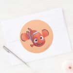 Nemo 4 Classic Round Sticker