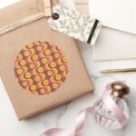 Nemo Retro Pattern Classic Round Sticker