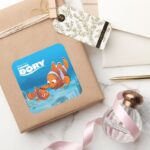 Nemo Marlin Square Sticker