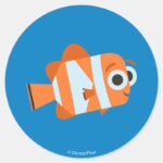 Nemo Chart Your Own Adventure Classic Round Sticker