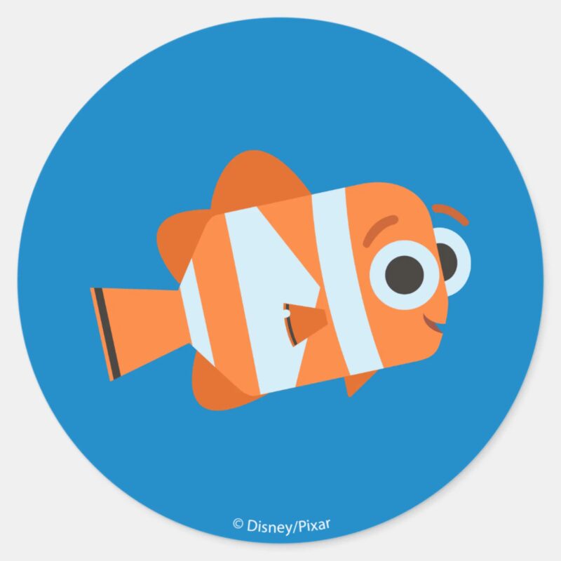 Nemo Chart Your Own Adventure Classic Round Sticker