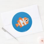 Nemo Chart Your Own Adventure Classic Round Sticker
