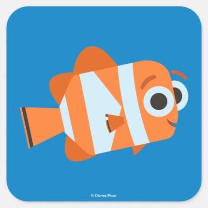 Nemo Chart Your Own Adventure Square Sticker