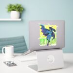 Never Give Up Batman Running Graphic Sticker