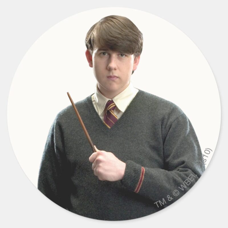Neville Longbottom Crossed Arms Classic Round Sticker Neville Longbottom Crossed Arms Classic Round Sticker
