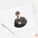 Neville Longbottom Crossed Arms Classic Round Sticker